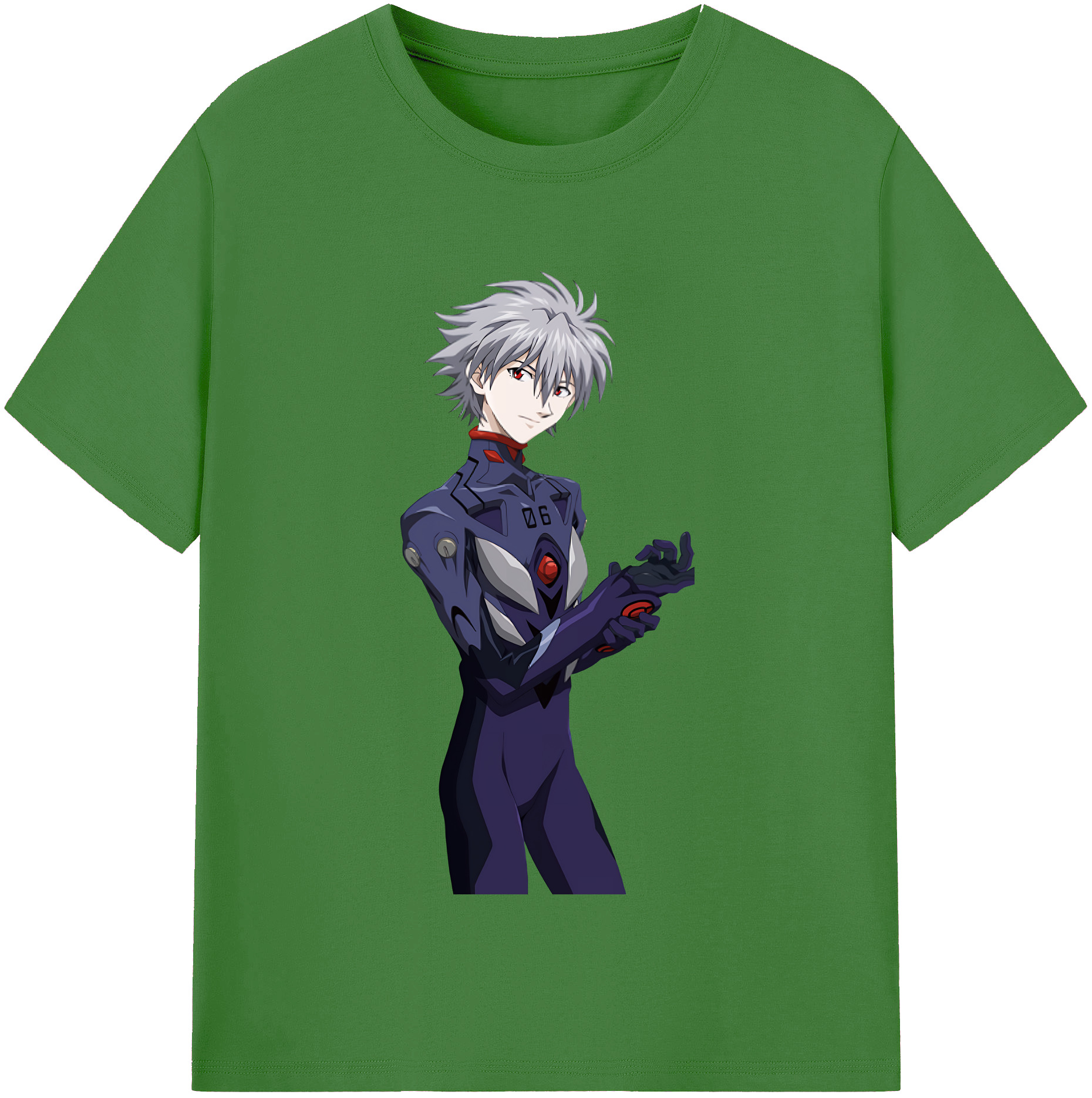 （画像用） EVA 新世紀エヴァンゲリオン レディースカジュアルプリントTシャツ（綿100％）